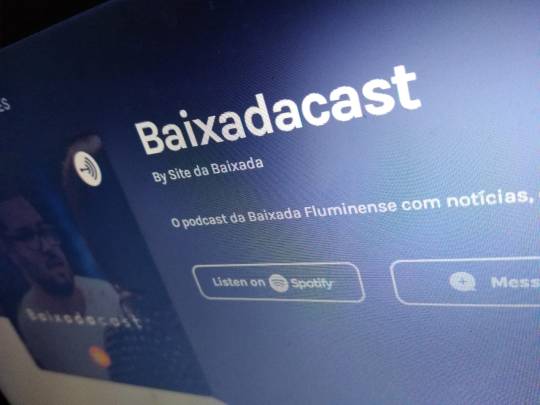 Site da Baixada lança ‘baixadacast’ nas plataformas digitais