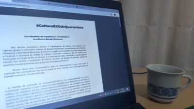 Trabalhadores da cultura na Baixada Fluminense cobram políticas públicas para o setor durante a quarentena