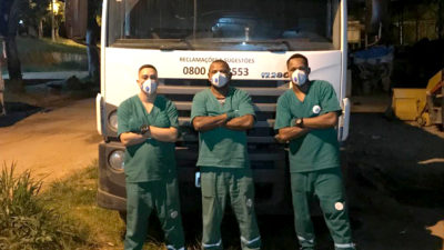 Garis fazem parte da linha de frente no enfrentamento ao Coronavirus na Baixada Fluminense