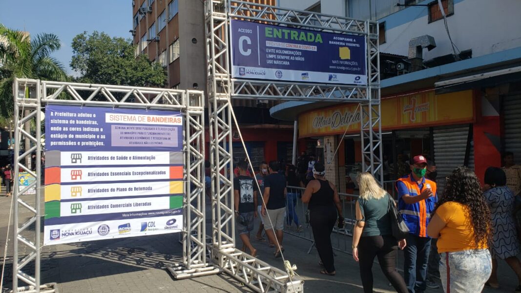 Nova Iguaçu divulga plano de retomada gradual do comércio no Calçadão