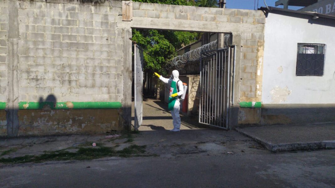 Cruz Vermelha higieniza unidade do Degase em Nilópolis