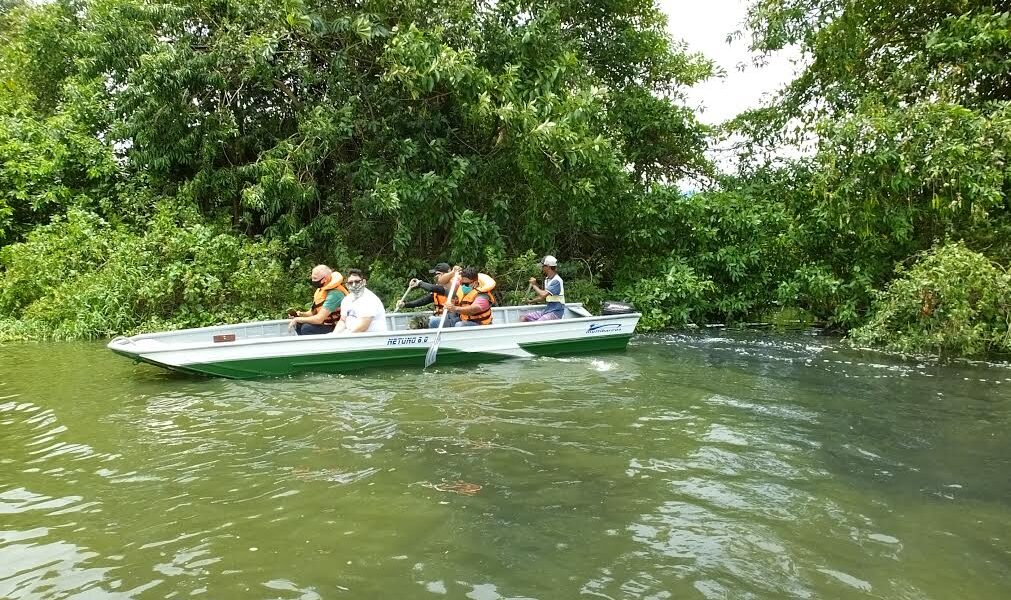 Secretaria de Meio Ambiente de Nova Iguaçu faz vistoria técnica no Rio Guandu