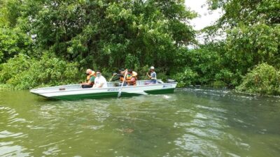 Secretaria de Meio Ambiente de Nova Iguaçu faz vistoria técnica no Rio Guandu