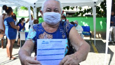 Japeri: idosos com 70 anos ou mais poderão se imunizar contra a Covid-19 a partir desta terça-feira (23)