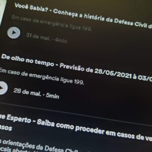 Defesa Civil de Nova Iguaçu lança Podcast para manter população bem informada