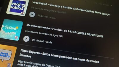 Defesa Civil de Nova Iguaçu lança Podcast para manter população bem informada