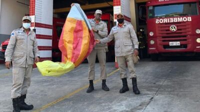 Corpo de Bombeiros RJ alerta para o perigo dos balões em época de estiagem