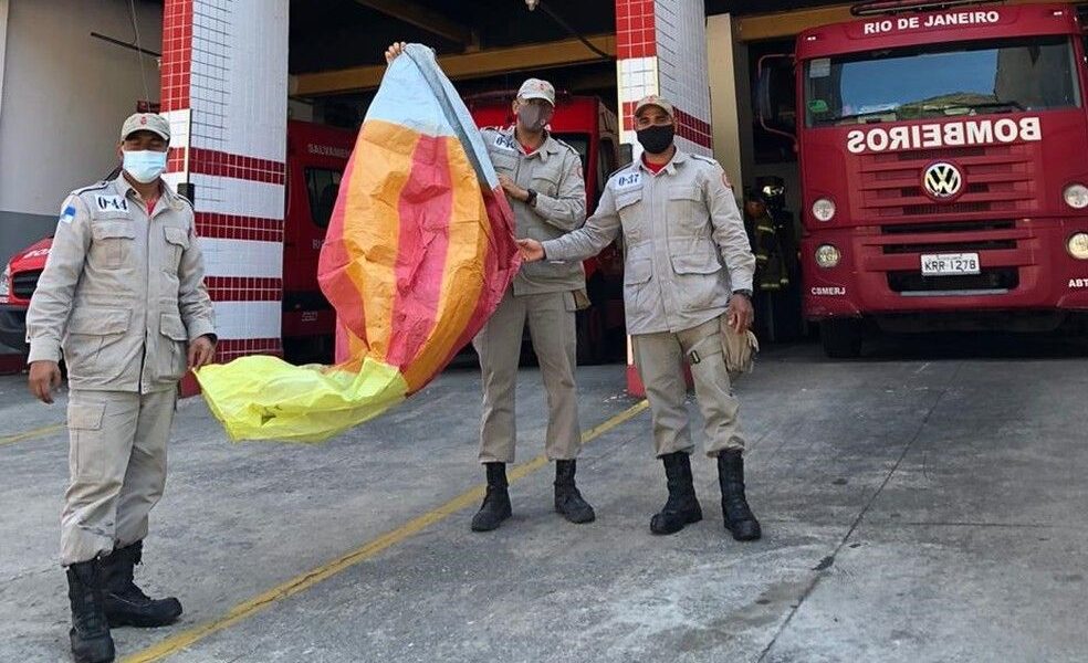 Corpo de Bombeiros RJ alerta para o perigo dos balões em época de estiagem