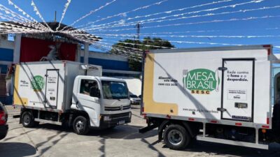 Sesc RJ e Instituto Beija-Flor distribuem 2 toneladas de alimentos em Nilópolis