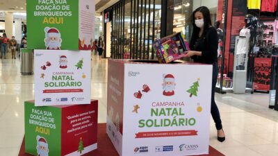Natal: Shopping Grande Rio e Caxias Shopping arrecadam brinquedos para instituições filantrópicas
