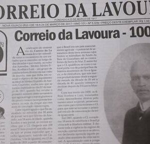 Jornal Correio da Lavoura é tema de exposição em Nova Iguaçu