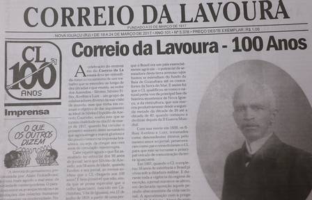 Jornal Correio da Lavoura é tema de exposição em Nova Iguaçu