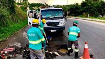 Águas do Rio realiza em torno de 400 reparos de vazamentos mensais na Baixada Fluminense