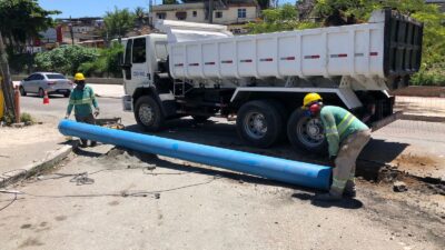 Meriti: Águas do Rio inicia obra no bairro São Mateus