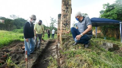 Nova Iguaçu inicia escavação para reconstrução da senzala da Fazenda São Bernardino