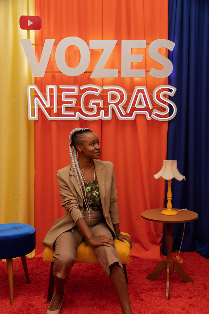 Nathália Braga no Vozes Negras. Foto: RFfotografia.