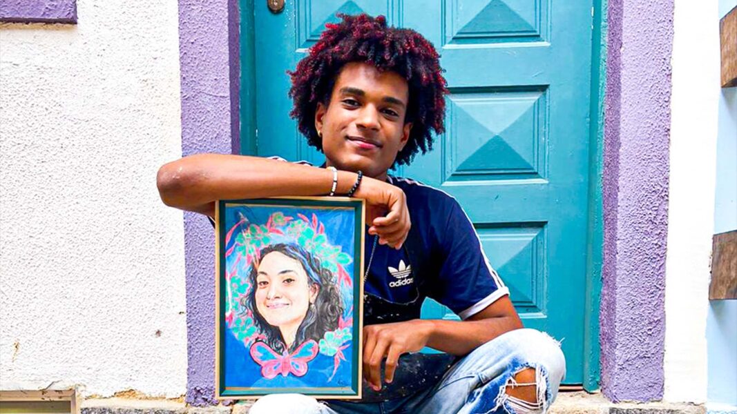 Aos 18 anos, pintor Kevin Reis exibe exposição “Ritmos incomuns: realismo e simbolismo” em Nova Iguaçu