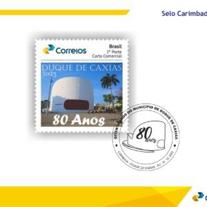 Em parceria com Correios, Duque de Caxias lança selo postal em comemoração aos 80 anos da cidade