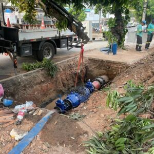 Novo sistema de bombeamento vai melhorar o fornecimento de água em Vigário Geral e Jardim América