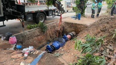 Novo sistema de bombeamento vai melhorar o fornecimento de água em Vigário Geral e Jardim América