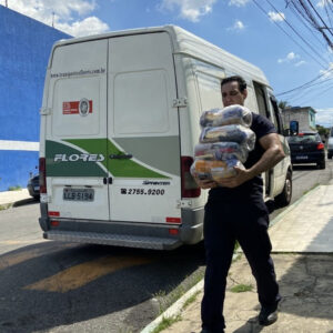 Transportes Flores entrega donativos para vítimas das chuvas na Baixada Fluminense