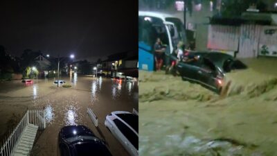 Nova Iguaçu registra em três horas volume de chuva acima da média histórica de fevereiro