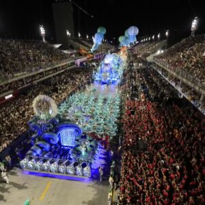 Grande Rio fica em segundo lugar no Carnaval 2025 com homenagem às águas amazônicas