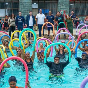 São João de Meriti inaugura Centro Aquático Vera Lúcia Mendes Paes em Vilar dos Teles