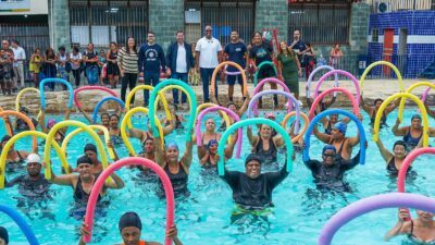 São João de Meriti inaugura Centro Aquático Vera Lúcia Mendes Paes em Vilar dos Teles