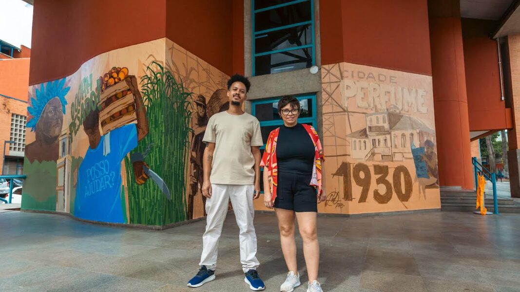 Sesc Nova Iguaçu recebe novo mural de graffiti
