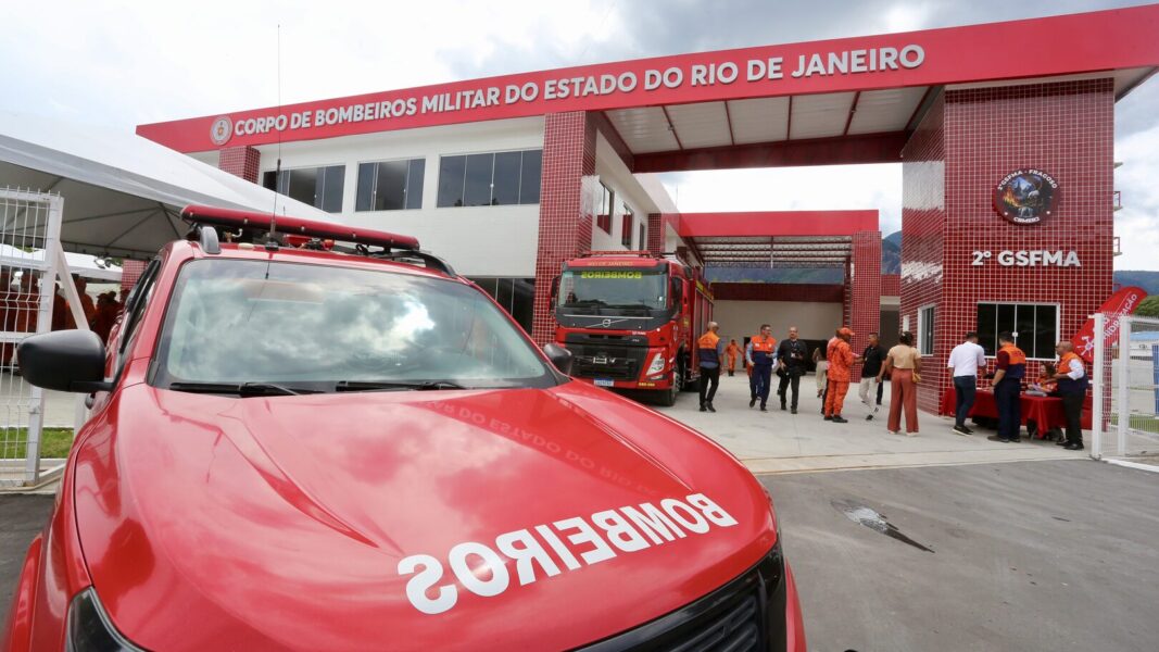 Magé: Estado inaugura novo grupamento dos Bombeiros especializado em incêndios florestais