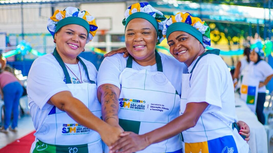 Três merendeiras de Meriti participam de concurso nacional de alimentação escolar