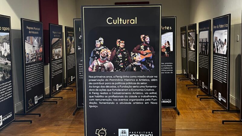 Exposição comemora os 50 anos da FENIG em Nova Iguaçu