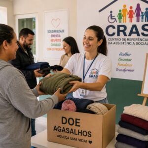 População é convidada a doar agasalhos para pessoas cadastradas nos seis CRAS de Nilópolis
