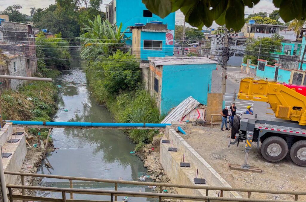 Mesquita começa obra na ponte da Rua Delfina Borges que conecta a cidade a Nova Iguaçu 1 ponte mesquita