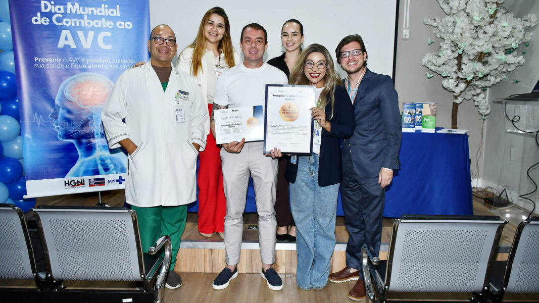 Hospital Geral de Nova Iguaçu conquista prêmio internacional por excelência no atendimento a pacientes com AVC