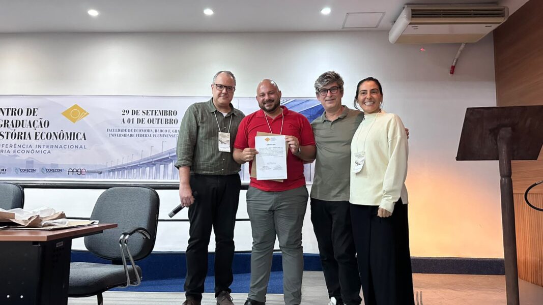 Mageense recebe Menção Honrosa em importante premiação nacional de História Econômica
